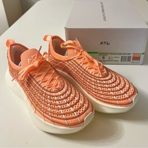 APL Women's TechLoom Zipline Neon Peach / Terracotta / Ivory